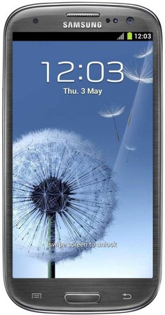 Смартфон Samsung Galaxy S3 GT-I9300 16Gb Titanium grey - Сочи